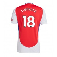 Stroje piłkarskie Arsenal Takehiro Tomiyasu #18 Koszulka Podstawowej 2024-25 Krótki Rękaw